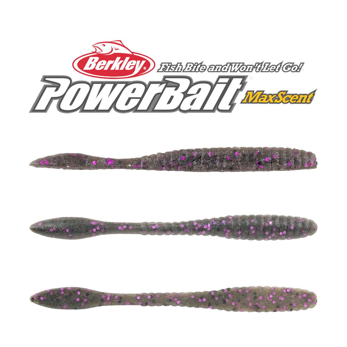 BERKLEY POWERBAIT MAXSCENT FLAT WORMS , Soft Plastic